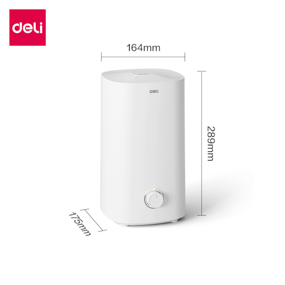 เครื่องเพิ่มความชื้น DELI LE383-WH-01 สีขาว 4L